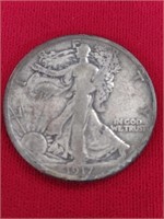 1917 S Half Dollar Coin