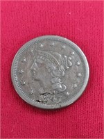 1847 Large Cent Coin