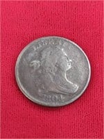 1804 Half Cent Coin-AS-IS