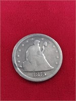 1875 S Twenty Cent Coin