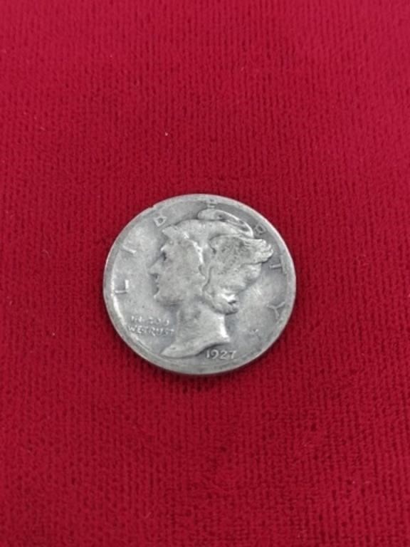 1927 S Dime Coin