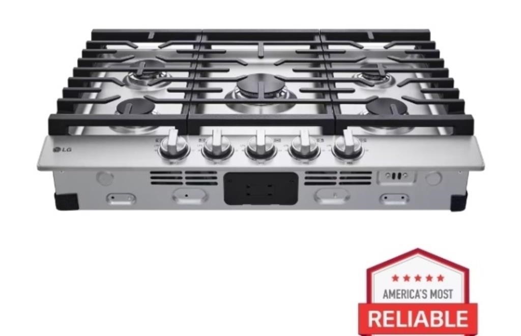 LG - Built In Gas Cooktop Stove
