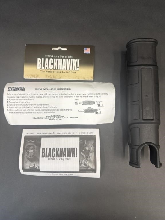 Blackhawk Shotgun Black Rubber Forend