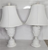 Gothic-style ceramic lamps