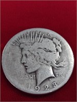 1923 Peace Dollar Coin AS-IS WEAR