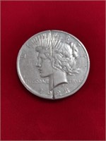 1923 D Peace Dollar Coin-AS-IS Damage Front