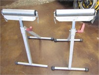 Pair Of Adjustable Rolling Stands