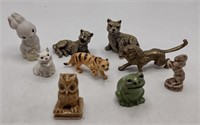 Lot of Vtg Mini Animal Figurines-Wade Whimsies