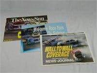 (7) Litho style NASCAR Racing Posters Daytona