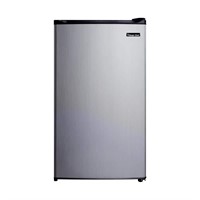 (Tested)3.2 cu. ft. Mini Fridge in Stainless Steel
