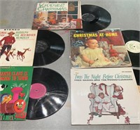 Used vintage various Christmas Albums