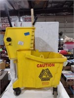 Large Yellow Mop Bucket