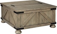 Farmhouse Square Coffee Table with Lift Top