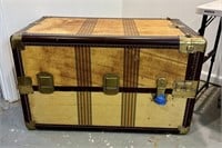 Vintage Horn Luggage Trunk - Has Wear - Sold as