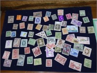 70 Vintage Postage Stamps Kings & Queens