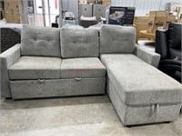 2 PC SECTIONAL WITH PULLOUT AND STORAGE, CUSTOMER