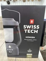 Swiss tech Bluetooth speaker and lantern