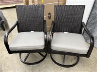2 NEW SWIVAL PATIO CHAIRS
