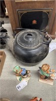 Cast iron Teapot - For Decor Only -Hole