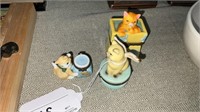 3 Small Cat Figures Boxes