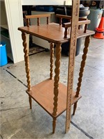 vintage small corkscrew table
