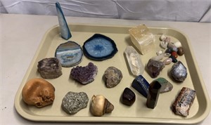 Natural Agate Board Crystal, Amethyst, Menerals &