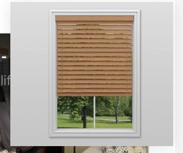 2 Inch Faux Wood Blinds 29” wide