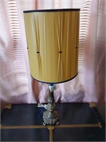 Lamp Goldtone with Shade