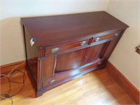 Mahogany Buffet W/2 Drawers and a double Door