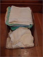 Box of Wash Clothes/Towel Vtg