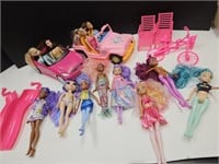 Lot of Barbies,Cars, Accessories & Other Dolls