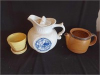 3 Vtg McCoy Pottery Items
