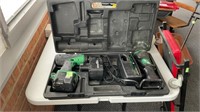 Hitachi cordless drill/driver with (2) batteries,