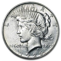 Peace Silver Dollar Uncirculated 1926-D