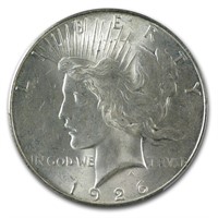 Peace Silver Dollar Uncirculated 1926-S