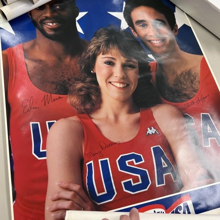 USA Olympics Runners Posters