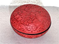 Vintage Cinnabar? Red Small Chinese Box