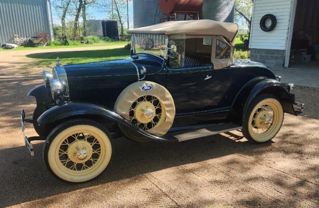 1931 Ford Model A Roadster, parade ready