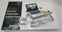 New Bamboo Adjustable Laptop Desk
