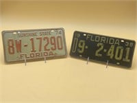 Antique Florida License Plates