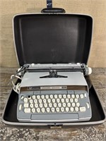 Blue Smith Corona Coronet Electric 12 typewriter