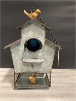 Metal birdhouse