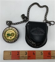 John Deere Model D pocket watch w/ belt case