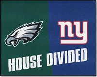 FANMATS 10306 NFL Eagles/Giants House Divided Rug