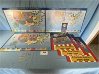 United States Of America Coin Collectors Maps