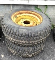 pair of BF Goodrich 23 x 8.50-12 tires on JD rims