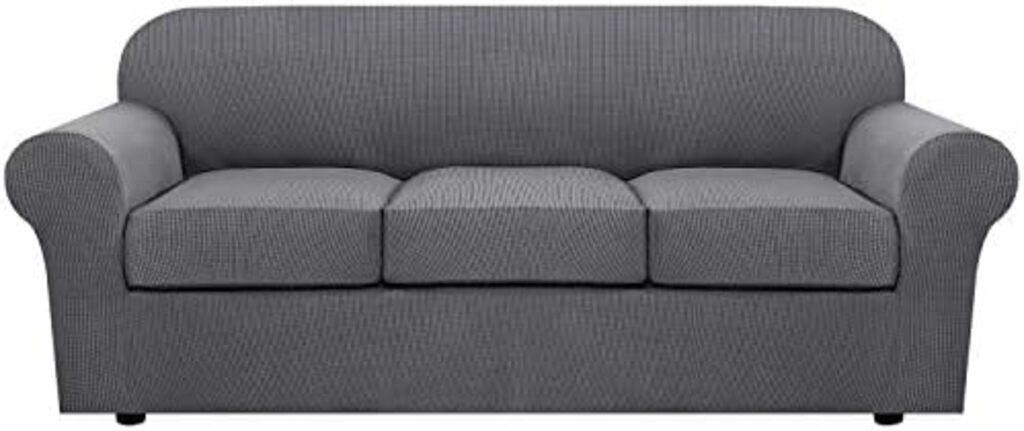 H.VERSAILTEX 4 Piece Stretch Sofa Covers for 3
