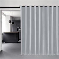 Decorelia Grey Room Divider Curtains 1 Panel,