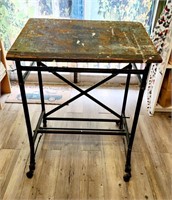 Vintage Industrial Drafting Table Desk 35x29x21"