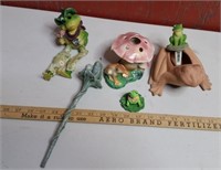 Frog Collectible Lot of 6 Pieces